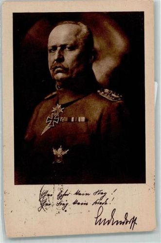 1918 Fasimile Unterschrift Uniform Orden Spende AK