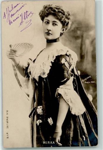 1901 Mirka mit einem Fächer SIP 36 Serie Nr. 6