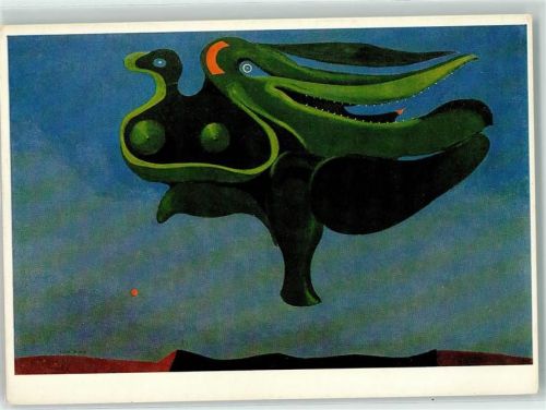 1970 Max Ernst Die Auserwählte des Bösen von 1928