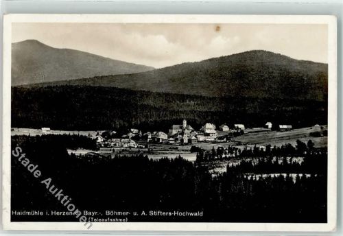 Haidmühle Bayrischer Wald A. stifters Hochwald Teleaufnahme