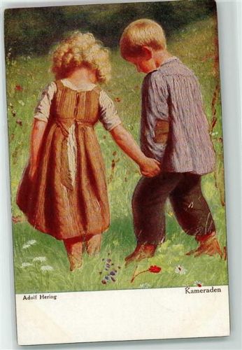 Nr. 3051 sign. Hering Adolf Kinderpoesie AK