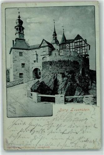 96337 W8642 Ludwigsstadt 1903 - Burg Lauenstein