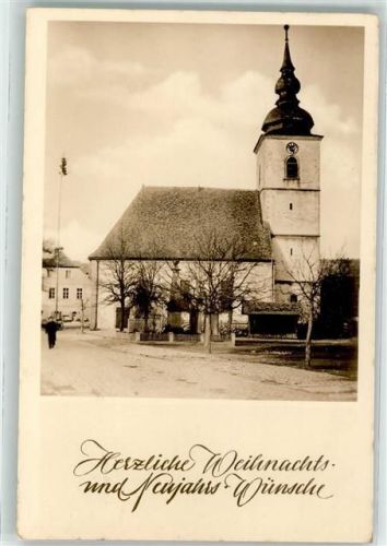 96152 W8602 Burghaslach - St Ägidius Ort handschriftlich