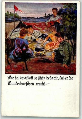 1924 Nr. 14 Werbeabteilung der deutschen Turnerschaft Wandervögel AK