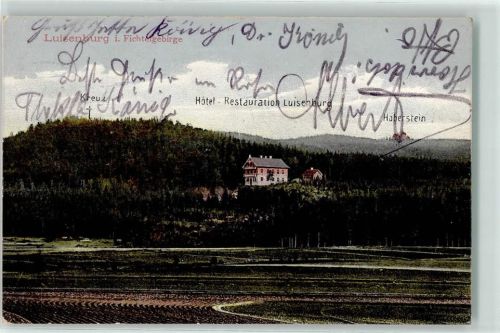 Luisenburg 1910 Hotel Luisenburg Gipfelkreuz