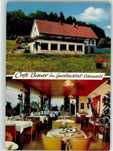 Hammelbach Gassbachtal Cafe Bauer Gastraum Terrasse