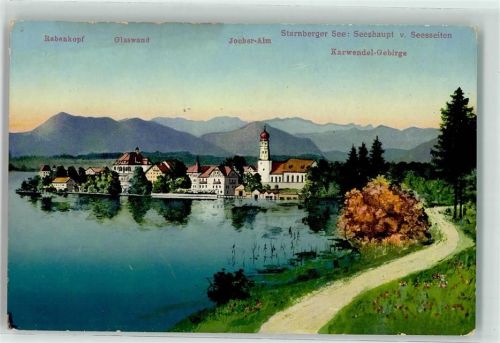 Seeshaupt Rabenkopf Glaswand Jocher Alm Karwendel Gebirge Starnberger See