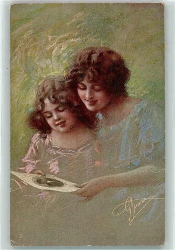 1921 Mutter und Kind AK
