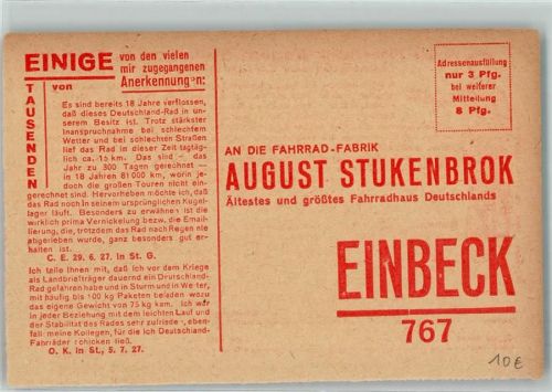 Einbeck August Stukenbrok AK