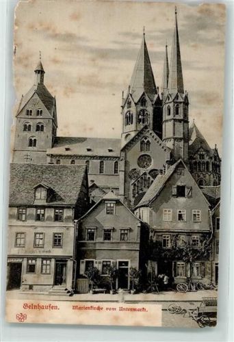 Gelnhausen Marienkirche vom Untermarkt