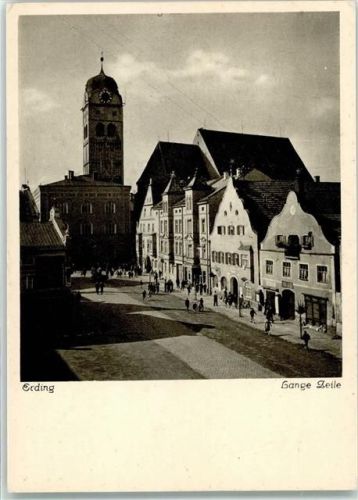 Erding Lange Zeile Schrannenhalle Stadtturm