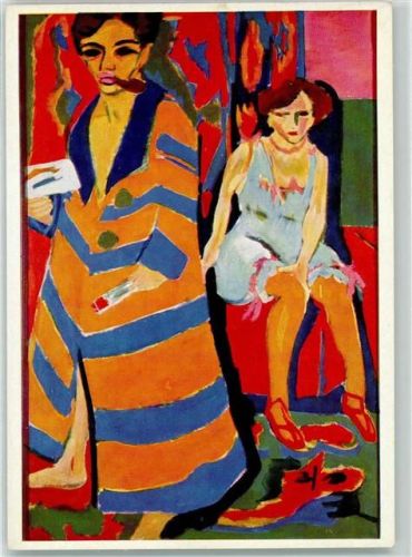 Ernst Ludwig Kirchner Selbstbildnis mit Modell
