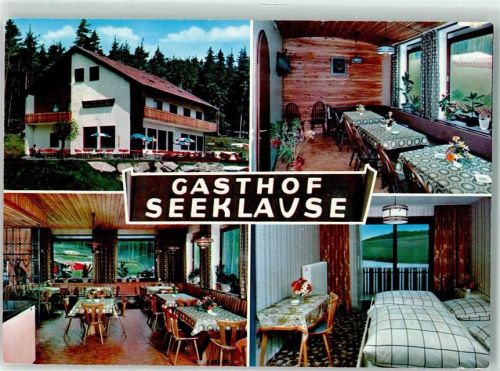 Arzberg Gasthaus Seeklause Gastraum Fremdenzimmer
