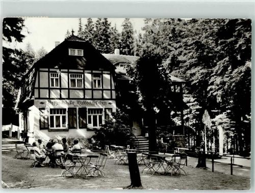 Neukirch Gasthaus Waldschlößchen Gartenwirtschaft