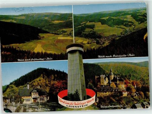 Lauenstein Aussichtsturm Thüringer Warte Burg Hotel Falkenstein Eintrittskarte
