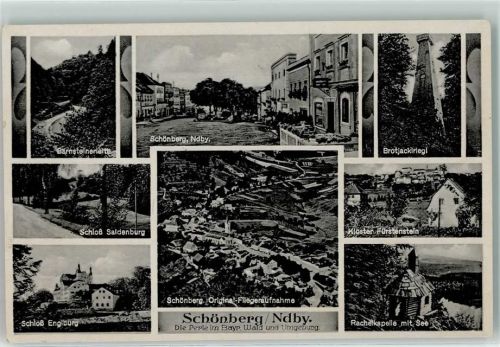 Schönberg Kloster Fürstenstein Schloß Englburg Rachelkapelle Aussichtsturm Brotjacklriegel