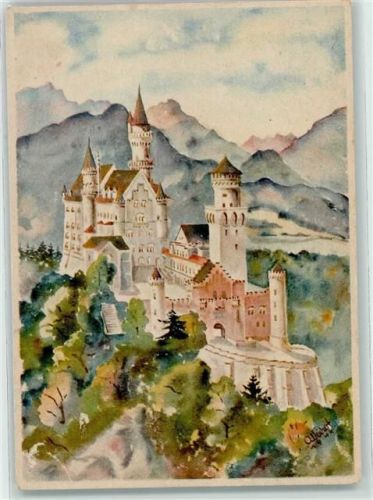 Hohenschwangau Schloss Neuschwanstein sign.
