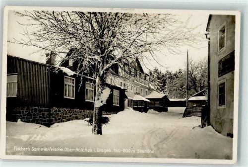 Holzhau OT. Ober-Holzhau Gasthaus Fischer Winter