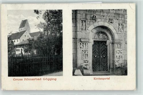 Bad Gögging Kirchenportal Römerbad