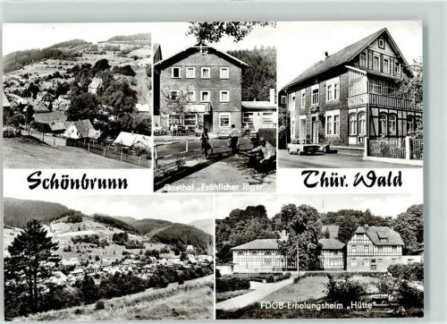 Schönbrunn Gasthaus Fröhlicher Jäger FDGB Erholungsheim Hütte