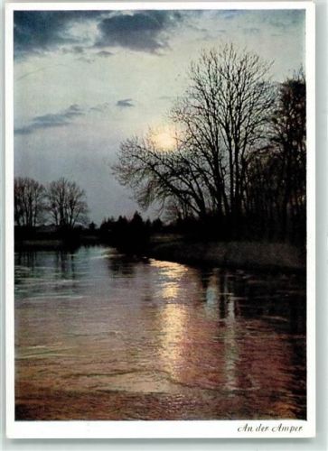 an der Amper Abendstimmung