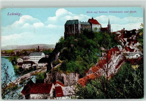 Leisnig 1910 Schloß Mildenstein
