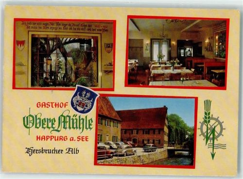 Happurg Gasthaus Obere Mühle Gaststube VW-Käfer