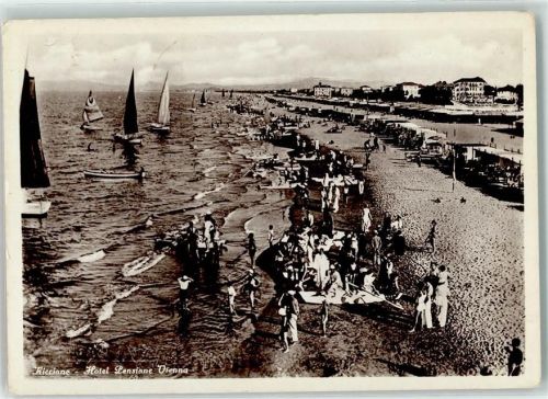 Riccione Hotel Pension Oienna Segelboot Ruderboot