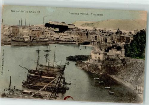 Savona Darsena Vittorio Emanuele Hafen Fischerboot