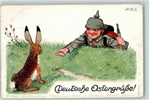 1915 WK I Kind in Uniform Ostern AK