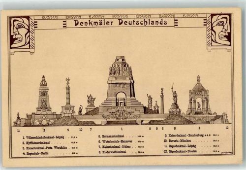 Verlag des Patriotenbundes Denkmäler Deutschlands Völkerschlachtsdenkmal