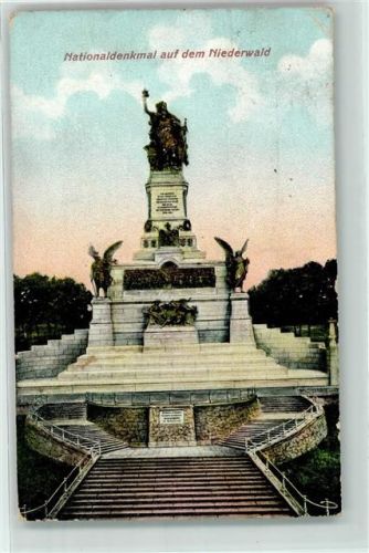 Niederwald 1908 Nationaldenkmal Stempel