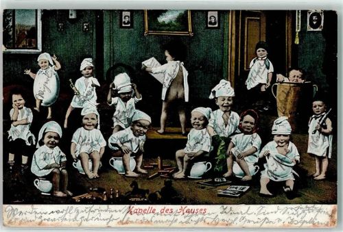 Viele Babys - Kapelle des Hauses Serie 152 Nachttopf 1903