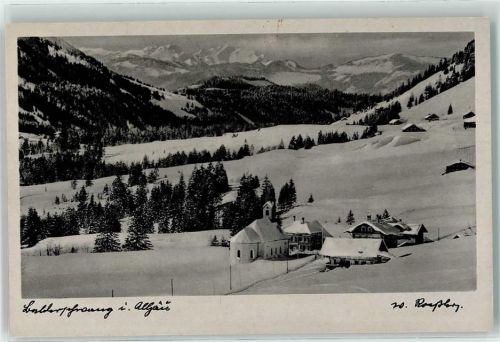 Balderschwang Winter Gasthaus Pension Kienle
