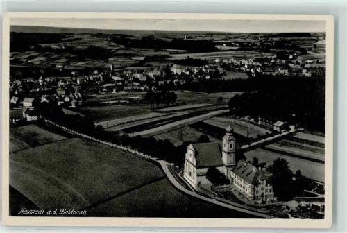 92660 W8482 Neustadt a.d.Waldnaab - Fliegeraufnahme Kirche