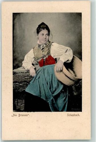 Schapbach Am Brunnen Tracht