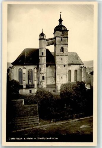 Dettelbach Stadtpfarrkirche St. Augustinus Zwei Türme