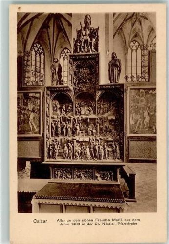 Kalkar Pfarrkirche St. Nicolai Altar zu den sieben Freunden Maria