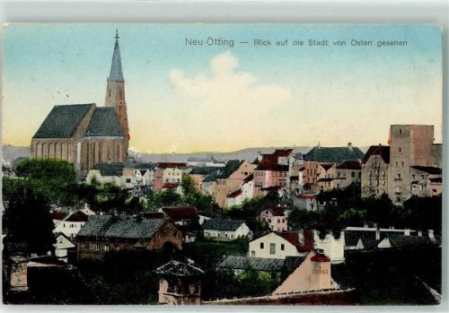 Neuötting 1912 Kirche St. Nikolaus