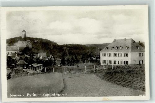 91284 W8574 Neuhaus a d Pegnitz - Bahnpost Nürnberg Eger Zug 14 8.10.1913 Posterholungsheim