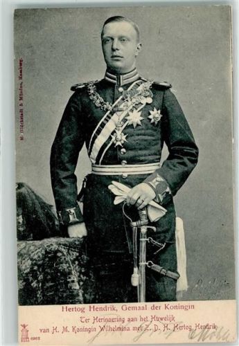 Herzog Hendrik Gemahl von Königin Wilhelmina