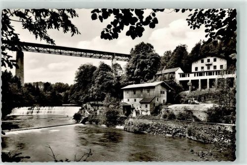Weyarn Gasthaus Weiglmühle Mangfalltal Brücke