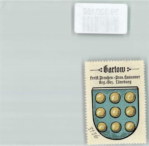 Gartow Wappen Kaffee Hag
