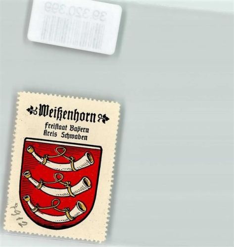 Weißenhorn Wappen Kaffee Hag ca. 1920-1940 Drei Hörner