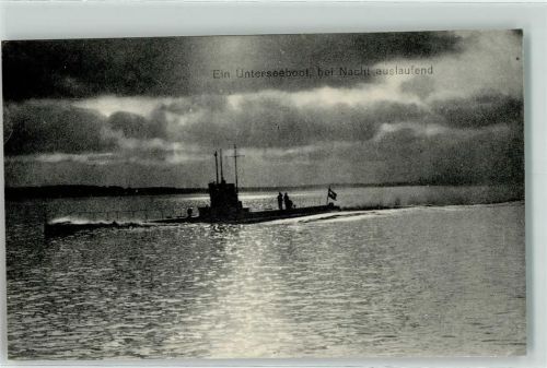 1915 Nacht auslaufend