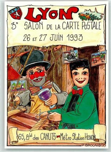 Lyon 3. Salon de la Carte Postale 1993 - Limitiert 2000