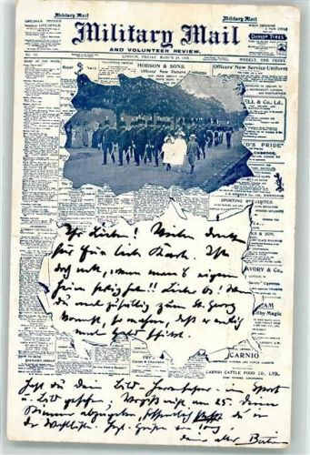 Military Mail Parade Soldaten Zeitung 1907