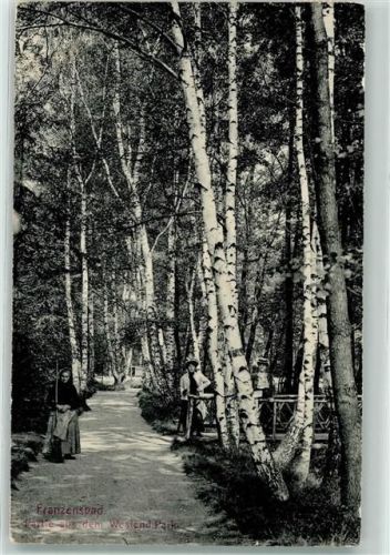Frantiskovy Lazne 1913 Westend Park Frauen