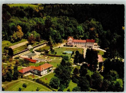 Wartenberg Klinik-Sanatorium Wartenberg Garten Schwimmbad Fliegeraufnahme