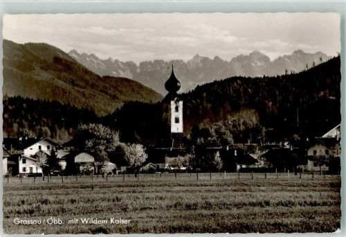 Grassau Pfarrkirche Maria Himmelfahrt Wilder Kaiser